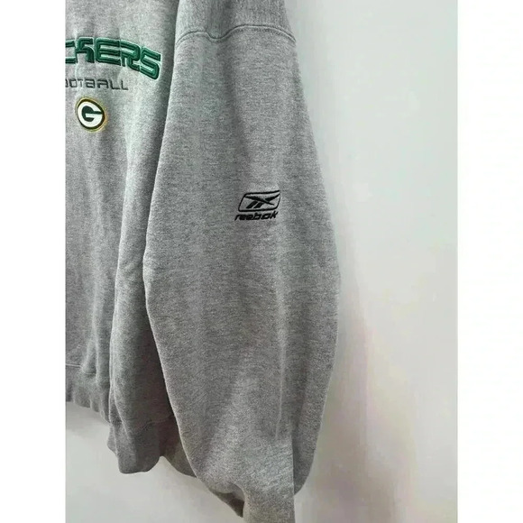 NFL Team Apparel/Reebok Men's Green Bay Packers Crew Neck Sweatshirt XL Football - Picture 4 of 6